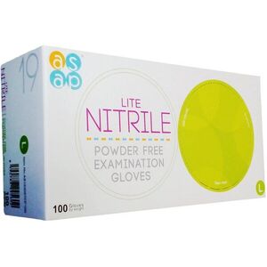 ASAP Púdermentes nitril kesztyű 100 db L kép