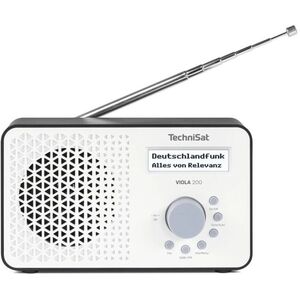 TechniSat DAB+ / FM Viola 200, white/black kép