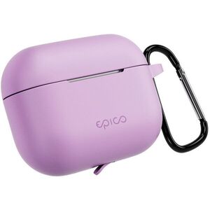 Epico AirPods Pro 3 lila szilikon tok + karabiner kép