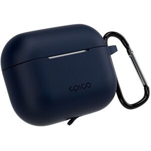 Epico AirPods Pro 3 sötétkék szilikon tok + karabiner kép