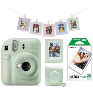 Fujifilm Instax Mini 12 Green + Mini 12 ACC kit kép