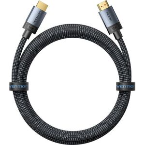 Vention Fabric Braided HDMI-A Male to Male HD Cable 16K 1m Gray kép