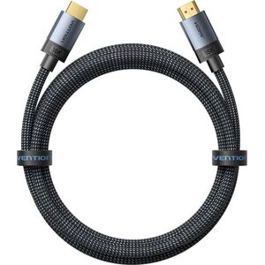 Vention Fabric Braided HDMI-A Male to Male HD Cable 16K 2m Gray kép