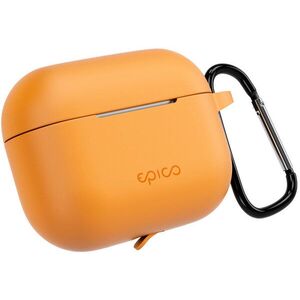Epico AirPods Pro 3 narancssárga szilikon tok + karabiner kép