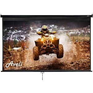 AVELI Rolós vetítővászon, 120", (16: 9), fekete tok kép