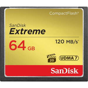 SANDISK Compact Flash 64GB Extreme kép