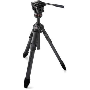 Manfrotto ONE Carbon Hybrid Tripod 500X fluid fejjel kép