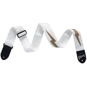 Gibson ASBOLT-WHT The Lightning Bolt Seatbelt, White kép