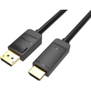 Vention 4K DisplayPort (DP) to HDMI Cable 2M Black kép