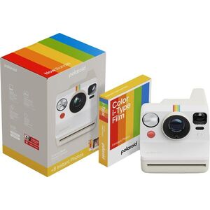 Polaroid Now Gen 3 Pebble White + színes film (8 fotó) kép