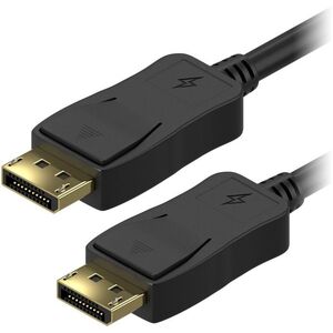 AlzaPower Core DisplayPort 1.2 4K árnyékolt 1.5m fekete kép