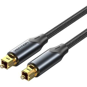 Vention Optical Fiber Toslink Audio Cable Aluminum Alloy Type 2M Black kép