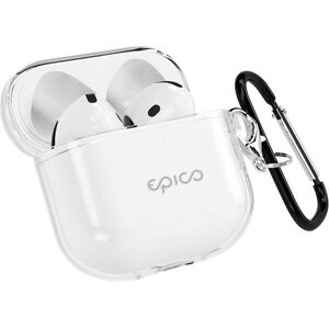 Epico Transparent Cover Airpods 4 - fehér átlátszó kép