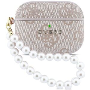 Guess PU 4G Classic Logo Pearl Strap tok, AirPods Pro 3 Pink kép