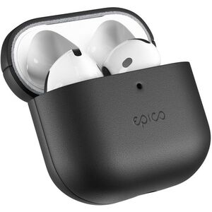 Epico Leather Case Airpods 4/4 (ANC) - fekete kép