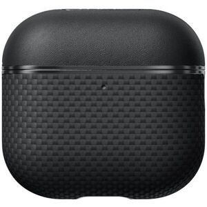 Pitaka Aramid Fiber Magnetic Case Black/Gray AirPods 4 tok kép