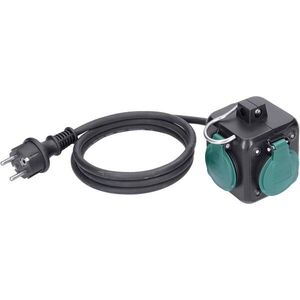 Solight hosszabbító kábel, 3 m, 3 csatlakozó, IP44 kép