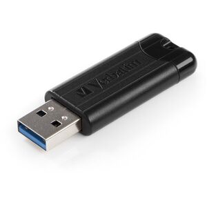 VERBATIM flashdisk 32GB USB 3.0 PinStripe USB drive fekete kép