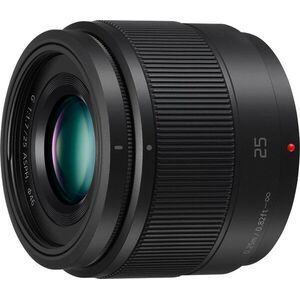 Panasonic Lumix G 25mm f/1.7 ASPH, fekete kép