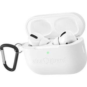 AlzaGuard Skinny AirPods Pro 2 fehér szilikon tok kép
