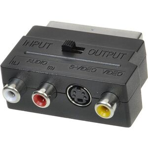 OEM scart - 3x cinch + S-video, IN/OUT kép