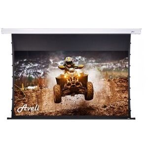 AVELI PREMIUM, elektromos motoros rolós vászon, 120", (16: 9), fekete kép