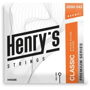 Henry’s HNSBE PREMIUM series, BALL END, Nylon Silver kép
