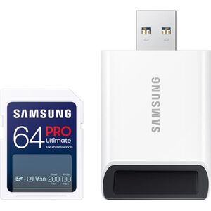 Samsung SDXC 64GB PRO ULTIMATE + USB-adapter kép