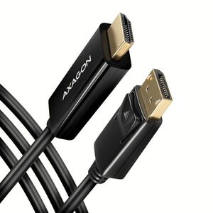 AXAGON RVD-HI14C2, DisplayPort -> HDMI 1.4 cable 1.8m, 4K/30Hz kép