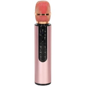 KIK KX3382 Karaoke bluetooth mikrofon, 2000 mAh, rózsaszín kép