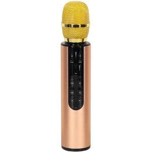 KIK KX3382 Bluetooth karaoke mikrofon, 2000 mAh, aranyszín kép