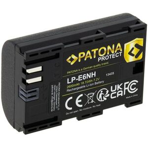 PATONA Canon LP-E6NH kompatibilis, 2600 mAh, Li-Ion, Protect EOS R5/R6 kép