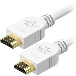 AlzaPower Core Premium HDMI 2.1 High Speed 8K, 1m - fehér kép