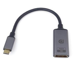 PremiumCord adapter USB-C-ről DisplayPort-ra DP1.4 Male/Female 8K@60Hz és 4k@120Hz 20cm kép