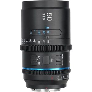 SIRUI Astra Series 50mm T1.8 1.33X Full-frame Anamorphic Cine Lens (E Mount, Blue Flare) kép
