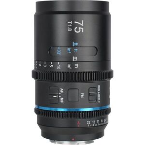 Sirui Astra Series 75 mm T1.8 1.33X Full-frame Anamorphic Cine Lens (L Mount, Blue Flare) kép