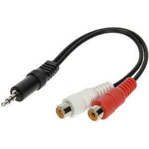 OEM audio 3, 5mm JACK to 2x Cinch, 20cm kép