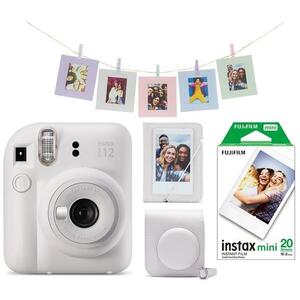 Fujifilm Instax Mini 12 fehér + Mini 12 ACC kit + 2x10 film kép