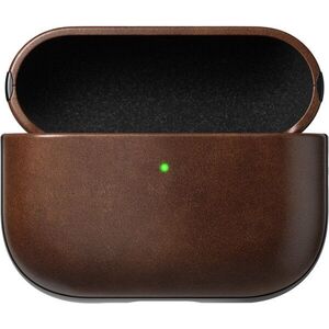 Nomad Modern Leather Case Rustic Brown Horween Airpods Pro 3 tok kép