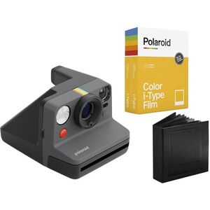 Polaroid Now Gen 3 Black bundle (fotóalbummal és fotópapírokkal) kép