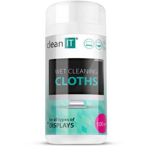 Clean IT nedves képernyőtisztító kendő, 100 db kép