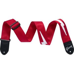 Gibson ASBOLT-RED The Lightning Bolt Seatbelt, Red kép