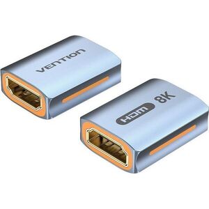 Vention HDMI 2.1 Female to Female 8K Adapter Gray Aluminum Alloy Type kép