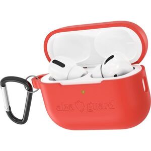 AlzaGuard Skinny AirPods Pro 2 piros szilikon tok kép