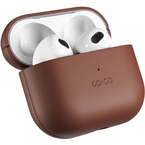 Epico Leather Case Airpods 3 - barna kép