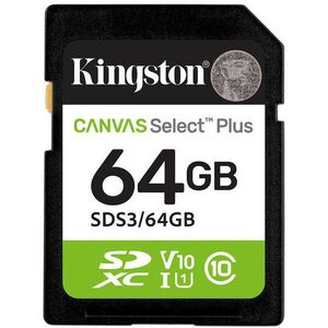 Kingston SDXC 64GB Canvas Select Plus Gen 3 kép