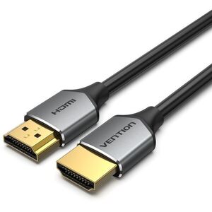 Vention Ultra Thin HDMI Male to Male HD Cable 1M Gray Aluminum Alloy Type kép