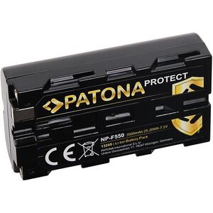 PATONA Sony NP-F550 kompatibilis, 3500 mAh, Li-Ion, 7, 2 V Protect kép