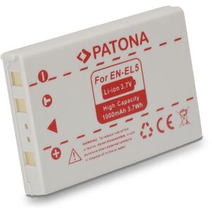 PATONA Nikon EN-EL5 kompatibilis, 1000 mAh, Li-Ion kép