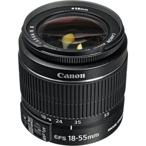 Canon EF-S 18-55mm f/3.5-5.6 IS II Zoom Fekete kép